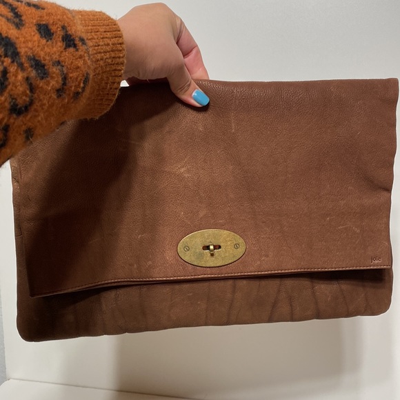 Joie Italian Leather Brown Clutch - Picture 15 of 15